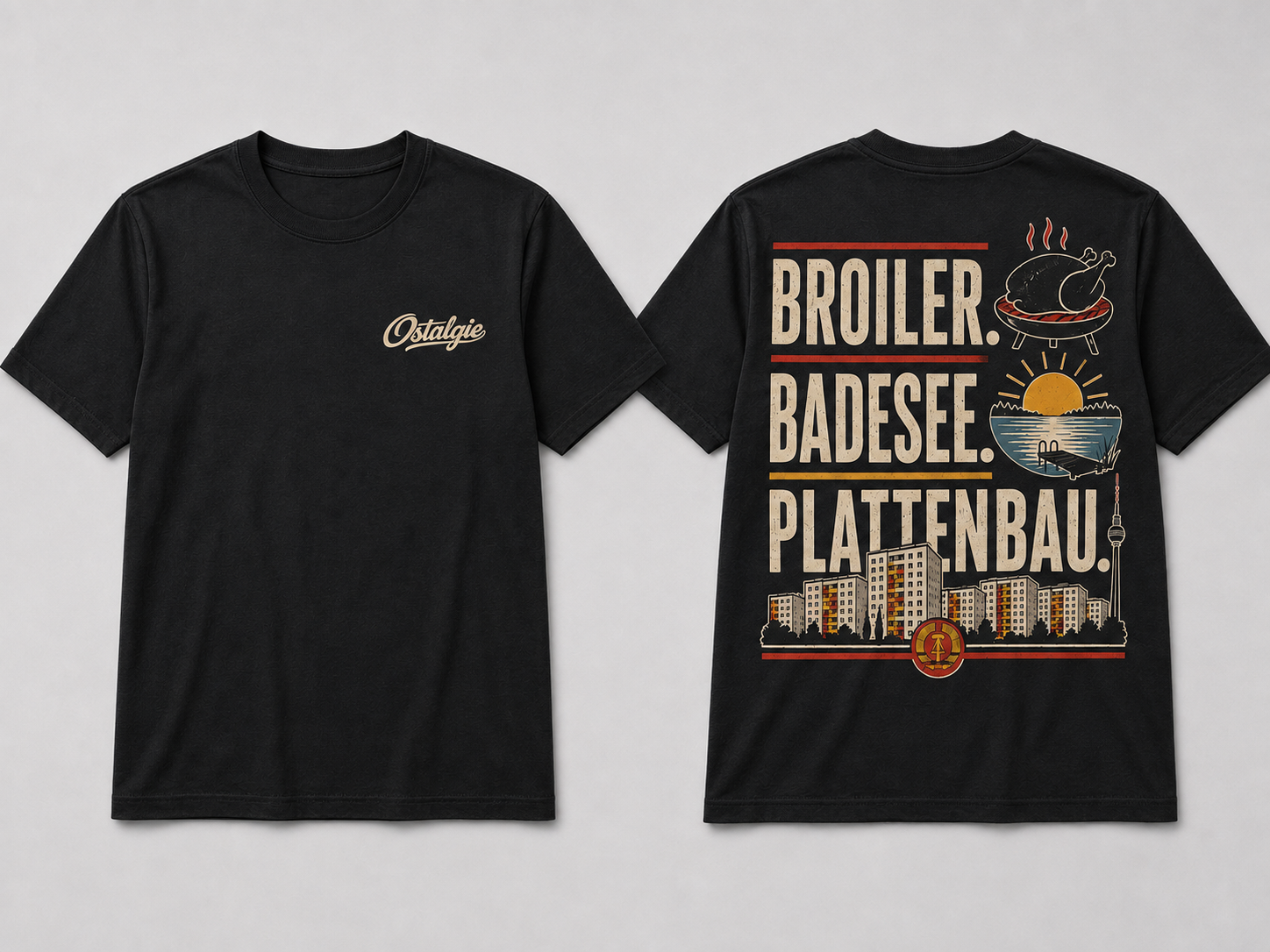 Broiler. Badesee. Plattenbau. – Ostalgie Shirt