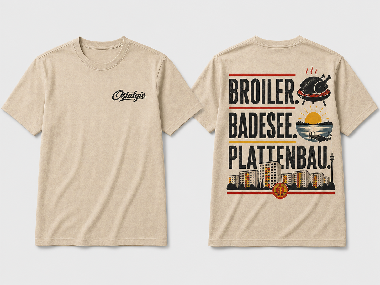 Broiler. Badesee. Plattenbau. – Ostalgie Shirt