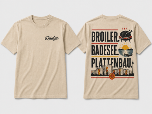 Broiler. Badesee. Plattenbau. – Ostalgie Shirt